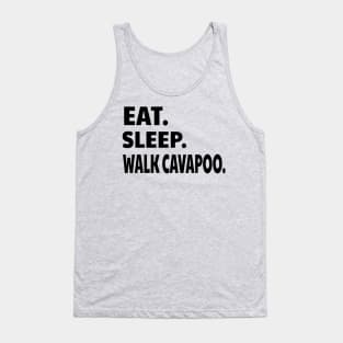 Eat Sleep Walk Cavapoo Tank Top